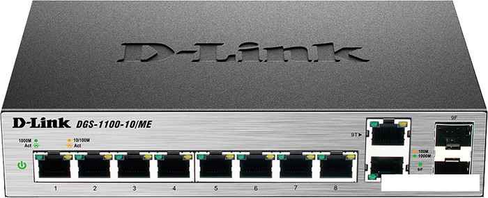 Коммутатор D-Link DGS-1100-10/ME/A1A - фото 1 - id-p192895847