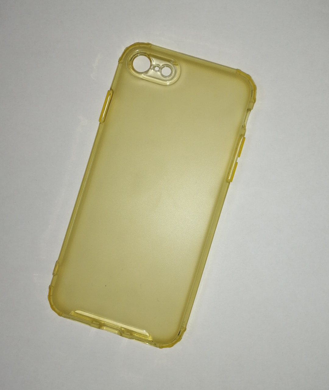 Чехол-накладка JET для Apple Iphone 7 / 8 / Se 2020 (силикон) золотой с защитой камеры