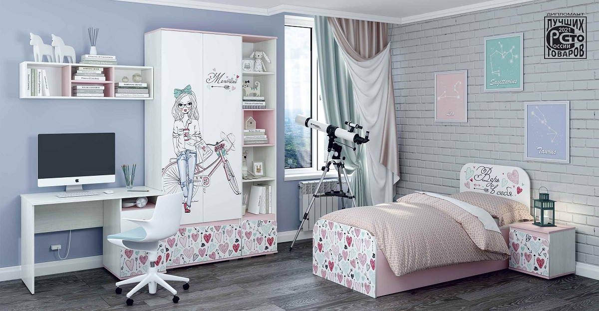 Мебель для детской комнаты Малибу-1 (BTS-Мебель) - фото 1 - id-p192896851