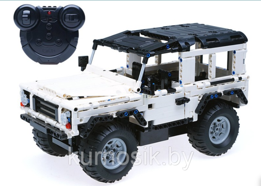 Конструктор C51004W CADA Technik Джип Land Rover на радиоуправлении, 533 детали - фото 2 - id-p192896918