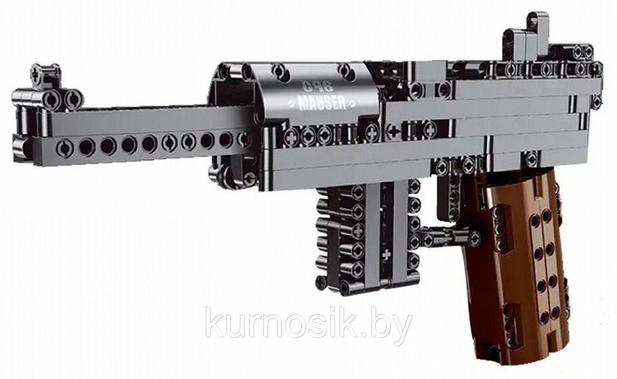 Конструктор 14011 Mould King Пистолет Маузер C96, 368 деталь - фото 2 - id-p192899382