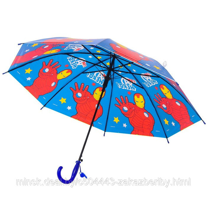 Зонт детский, Мстители , 8 спиц d=86 см - фото 4 - id-p192901219