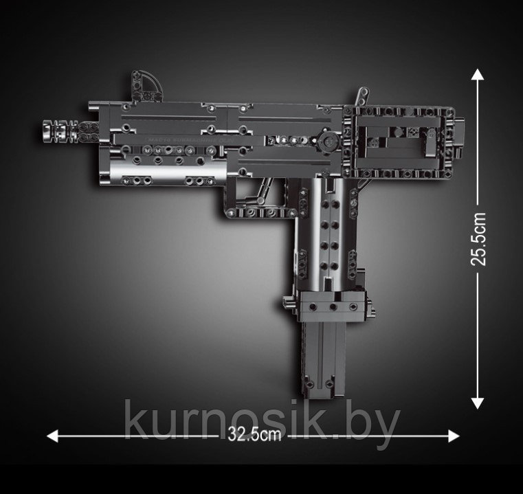Конструктор 14012 Mould King Пистолет-пулемет Ingram MAC-10, 478 деталь - фото 2 - id-p192904342