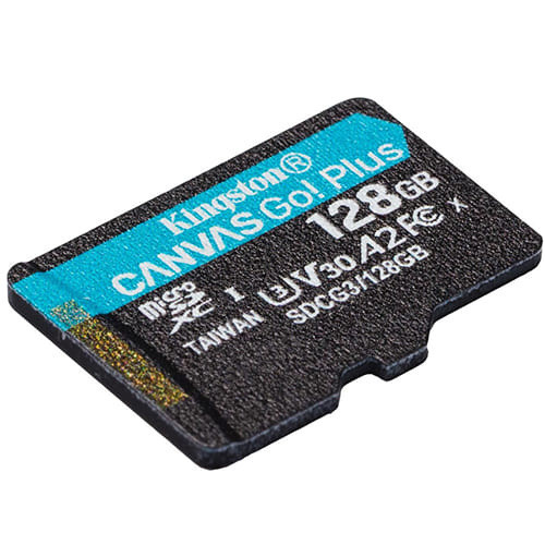 Карта памяти Kingston Canvas GO! Plus microSDXC 128ГБ (SDCG3/128GB) + SD адаптер - фото 2 - id-p192905652