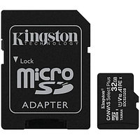 Карта памяти Kingston Canvas Select Plus microSDXC 32ГБ (SDCG3/32GB) + SD адаптер