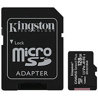 Карта памяти Kingston Canvas Select Plus microSDXC 128ГБ (SDCG3/128GB) + SD адаптер