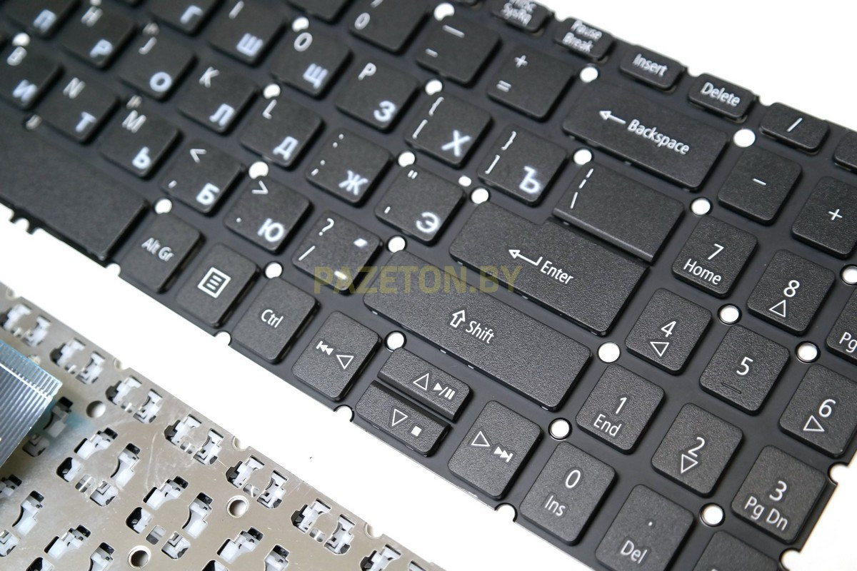 Клавиатура для ноутбука Acer Aspire A615-51 N17P4 черная - фото 3 - id-p135119330