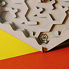 Деревянный конструктор-головоломка (сборка без клея) Лабиринт Пчелы и мед UNIWOOD, фото 5