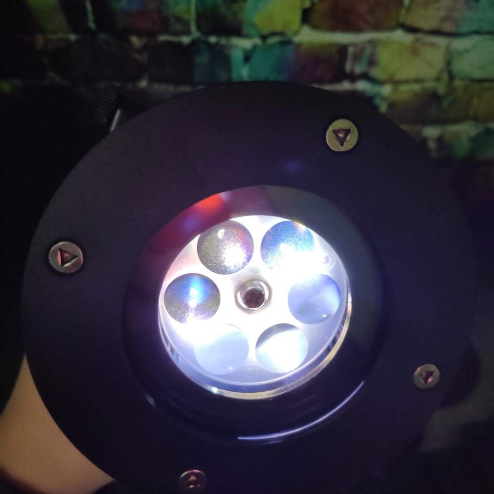 Голографический лазерный проектор DIY Projection Lamp с эффектом цветомузыки на 12 слайдов Октагон - фото 8 - id-p110370131