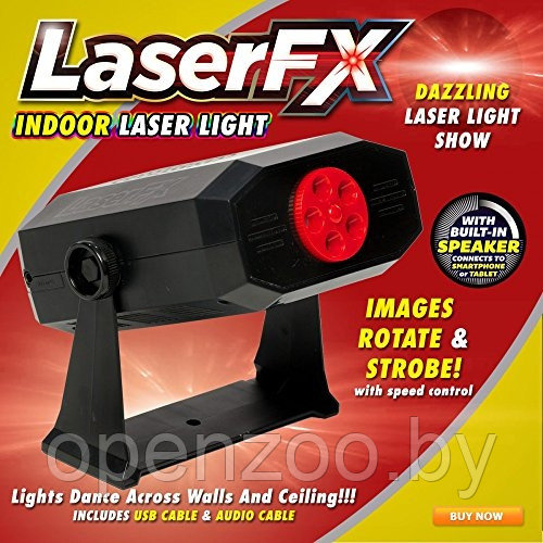 Лазерный шоу-проектор LASERFX indoor laser light (5 тематических вечеринок) - фото 5 - id-p165162207