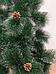 Новогодняя искусственная елка с шишками и снегом 150 см литая пушистая ель заснеженная с подсветкой, фото 7