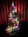Новогодняя искусственная елка с шишками и снегом 240 см литая пушистая ель заснеженная с подсветкой, фото 6