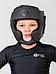 Шлем боксерский детский тренировочный боевой черный для бокса детей кикбоксинга, фото 6