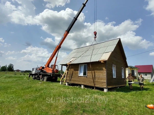 Перенос дома на участке в РБ