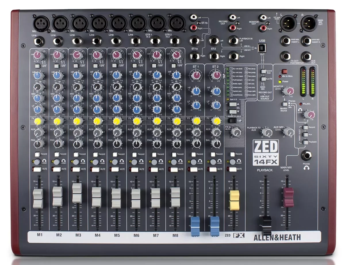 Микшерный пульт Allen & Heath ZED60-14FX