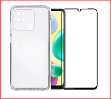 Чехол-накладка + защитное стекло для Xiaomi Redmi 10C