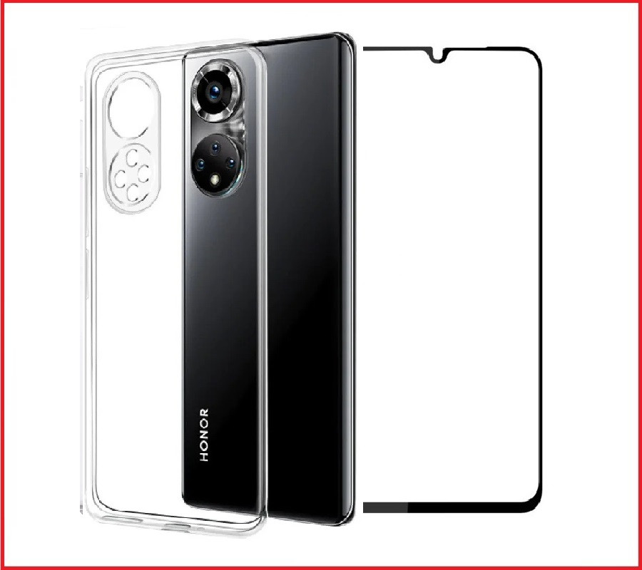 Чехол-накладка + защитное стекло для Huawei Honor X7
