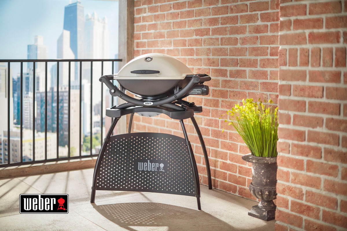 Гриль электрический WEBER Q 1400 с подставкой