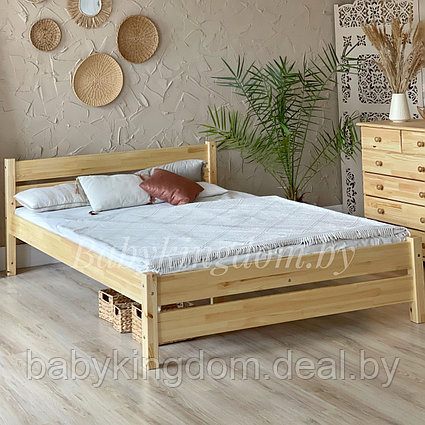 Двуспальная  кровать "Бора" 160х200(лак)