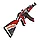 Деревянный автомат VozWooden Active АК-47 / AKR 2 Года Красный/ 2 Years Red (Стандофф 2 резинкострел), фото 3