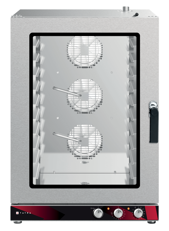 Пароконвектомат TATRA TB10M1L пекарский (механическое управление, 10 уровней, листы 600х400 мм) - фото 1 - id-p192983244