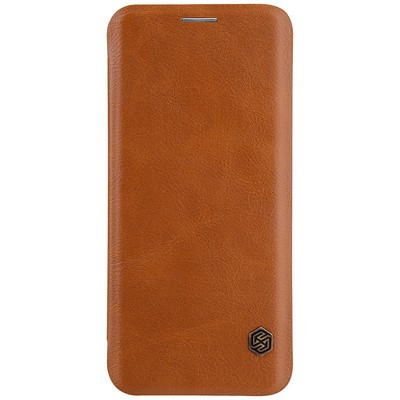 Кожаный чехол Nillkin Qin Leather Case Коричневый для Samsung G960 Galaxy S9 - фото 1 - id-p192982789