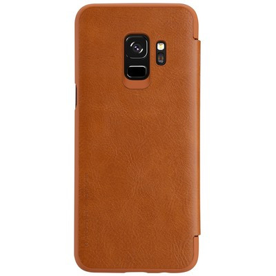 Кожаный чехол Nillkin Qin Leather Case Коричневый для Samsung G960 Galaxy S9 - фото 2 - id-p192982789