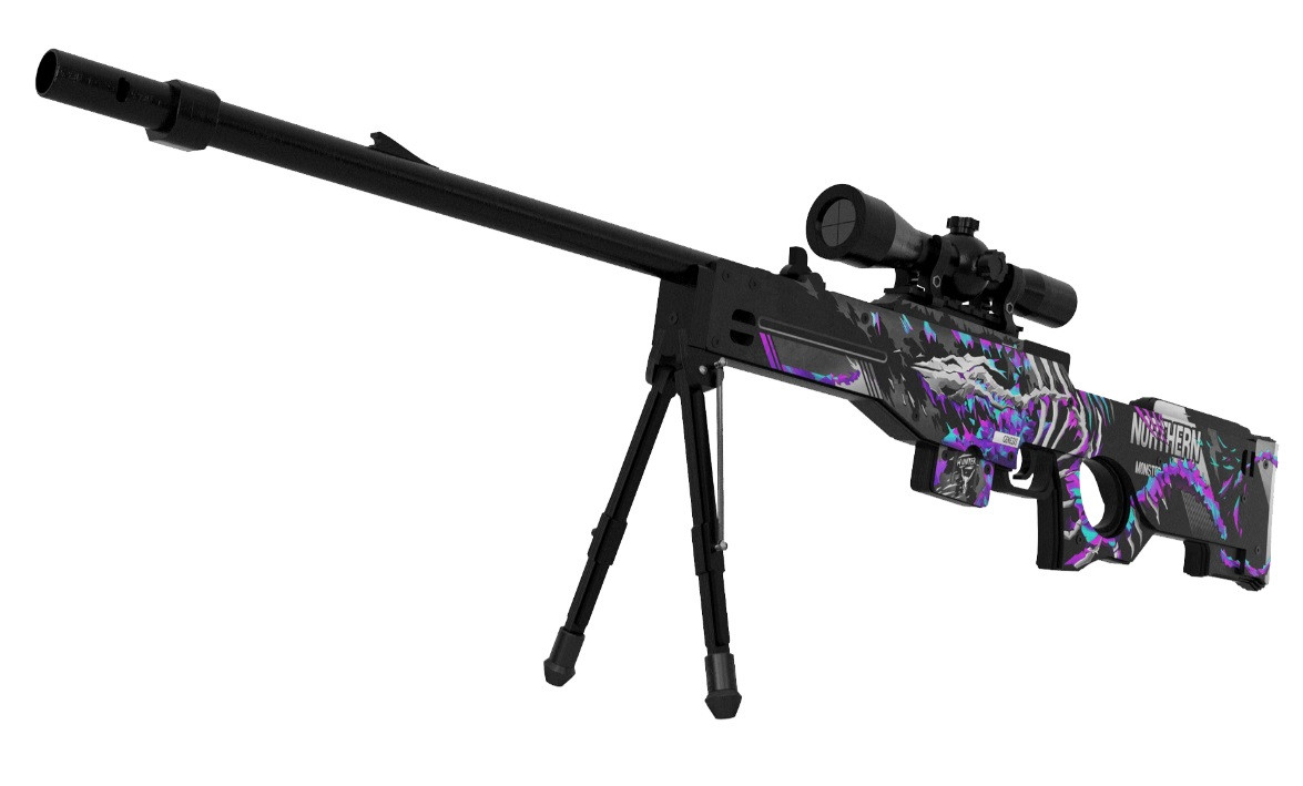 Деревянная снайперская винтовка VozWooden Active AWP / AWM Генезис (Стандофф 2 резинкострел)