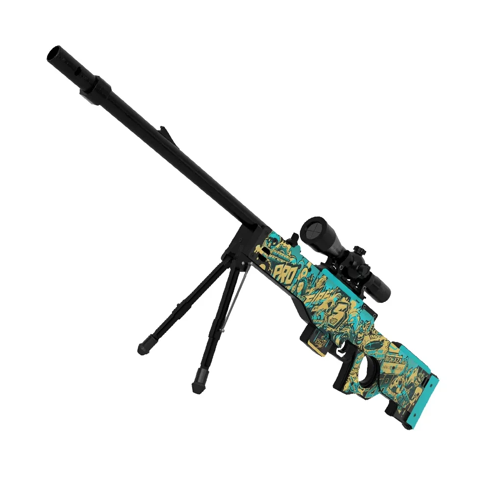 Деревянная снайперская винтовка VozWooden Active AWP / AWM СтикерБомбинг (Стандофф 2 резинкострел) - фото 2 - id-p192989368