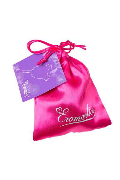 Гигиеническая менструальная чаша Eromantica, фиолетовая, L - фото 5 - id-p192985637