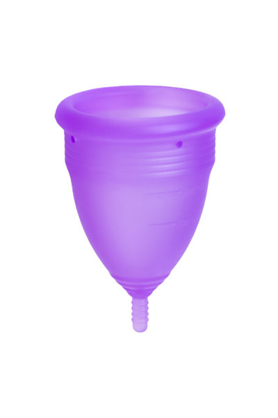 Гигиеническая менструальная чаша Eromantica, фиолетовая, S - фото 3 - id-p192985638