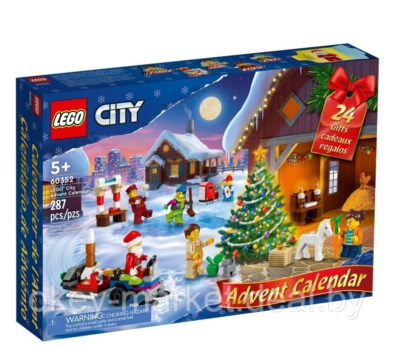 Конструктор Lego City Адвент-календарь 60352 - фото 1 - id-p192999382