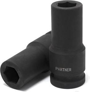 Головка ударная глубокая 1" 100мм 6-гранная PARTNER PA-485100100, фото 2