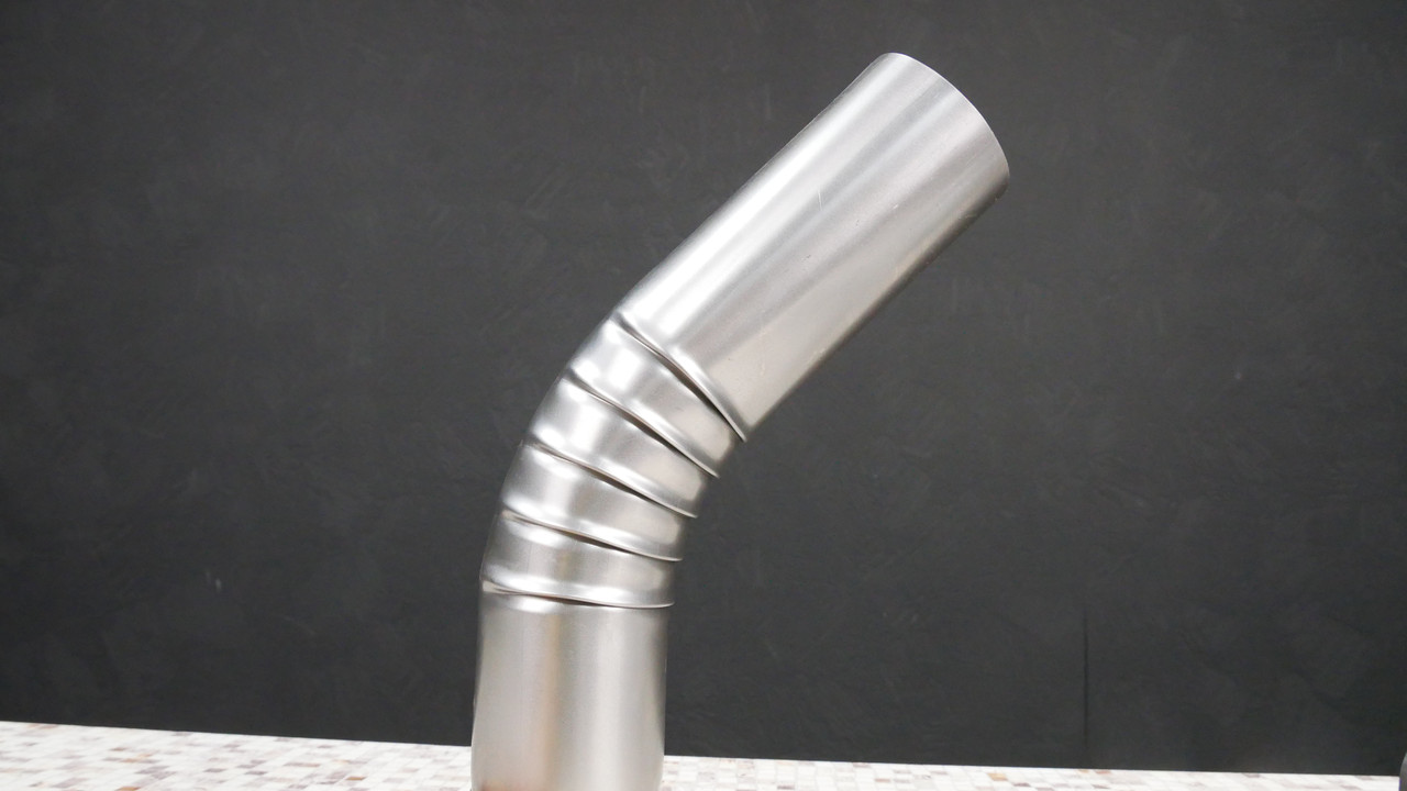 Труба угловая для дровяной печи Сибтермо - фото 3 - id-p193015572
