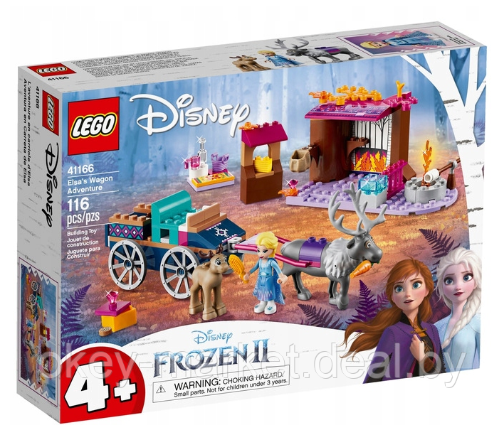 Конструктор LEGO Disney Frozen Дорожные приключения Эльзы 41166 - фото 1 - id-p193029484