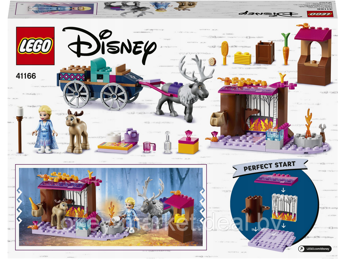 Конструктор LEGO Disney Frozen Дорожные приключения Эльзы 41166 - фото 3 - id-p193029484