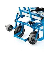 Санки детские NIKKI 3 складные с выдвижными колесами N3/Г2 (цвет голубой), фото 10