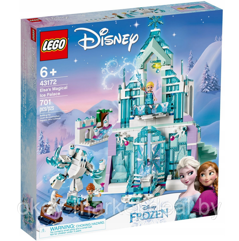 Конструктор Lego Disney Волшебный ледяной замок Эльзы 43172 - фото 1 - id-p140344984