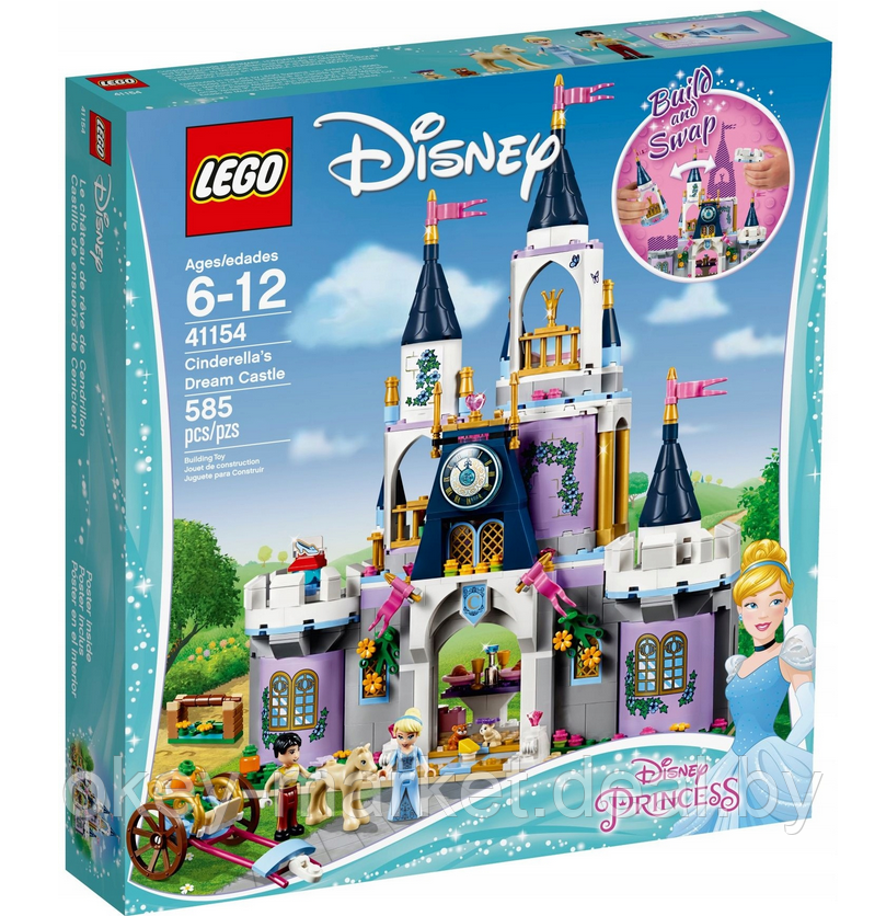 Конструктор LEGO Disney Princess Волшебный замок Золушки 41154 - фото 1 - id-p193030716