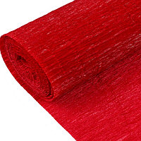 Бумага гофрированная поделочная 50*200см темно-красная