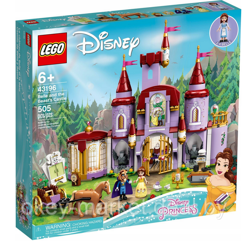 Конструктор Lego Princess Замок Белль и Чудовища 43196 - фото 1 - id-p193031831