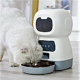 Умная автоматическая кормушка для домашних питомцев Elf Automatic Pet feeder с Wi-Fi и управлением через, фото 2