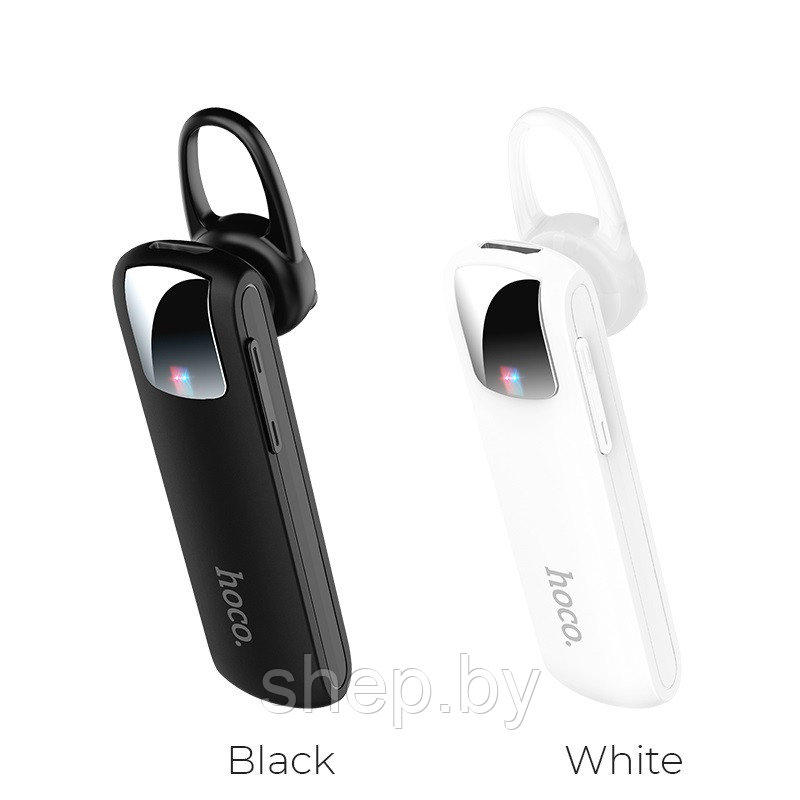 Bluetooth-гарнитура Hoco E37 цвет:белый,черный - фото 1 - id-p172250436