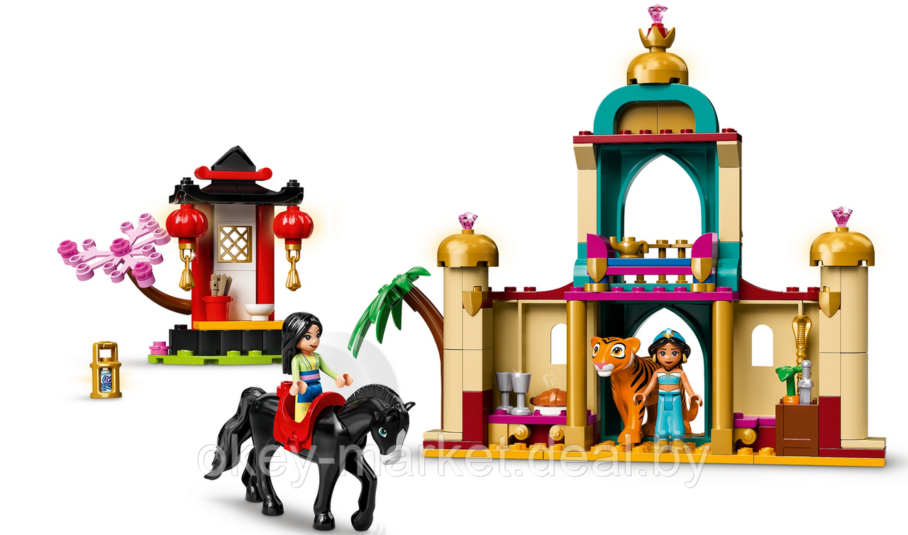 Конструктор Lego Princess Приключения Жасмин и Мулан 43208 - фото 6 - id-p193064991