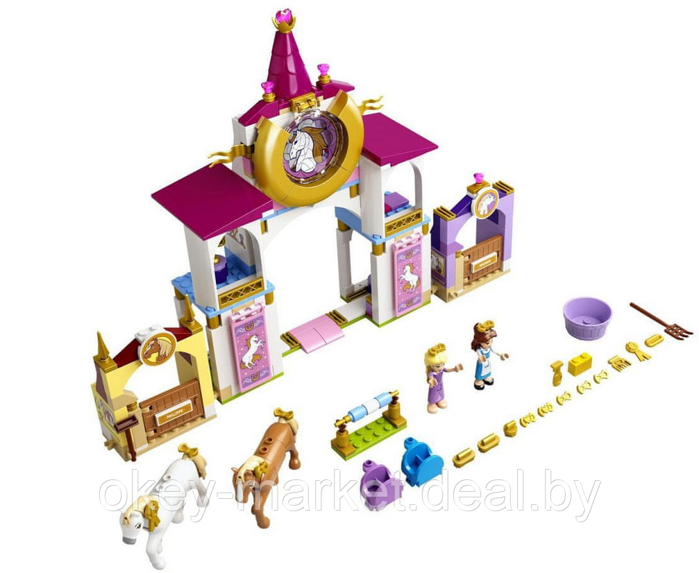 Конструктор Lego Princess Королевская конюшня Белль и Рапунцель 43195 - фото 3 - id-p193065354
