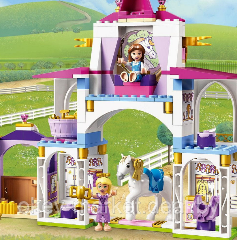 Конструктор Lego Princess Королевская конюшня Белль и Рапунцель 43195 - фото 9 - id-p193065354