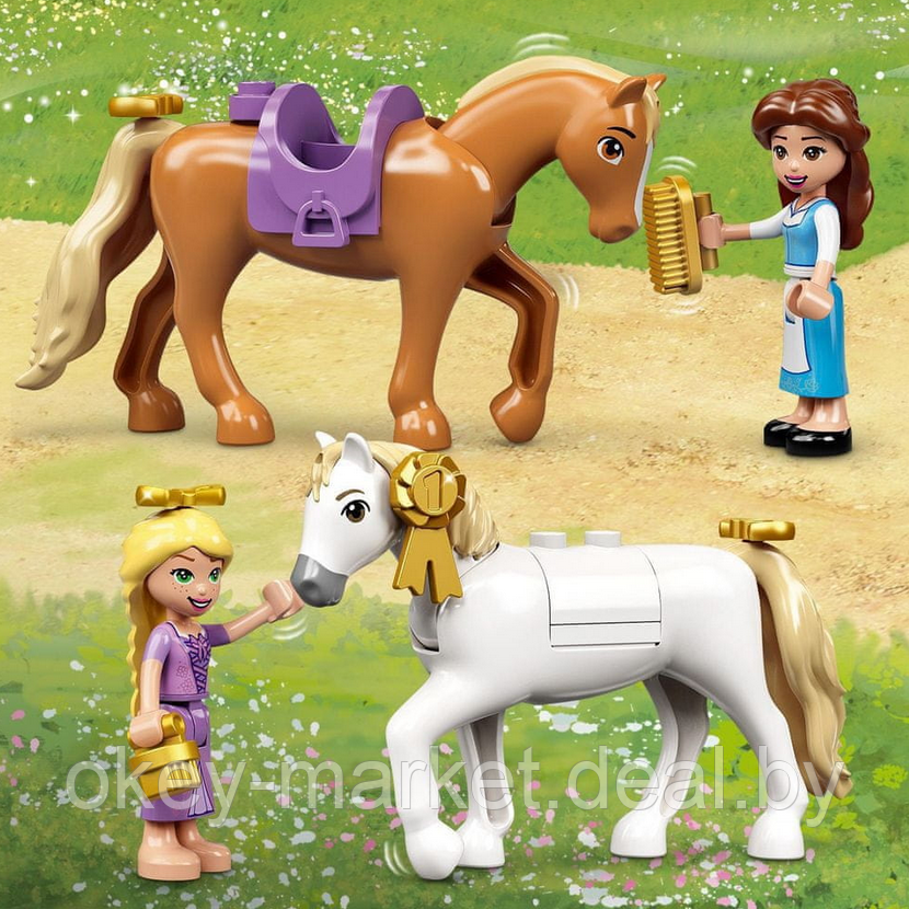 Конструктор Lego Princess Королевская конюшня Белль и Рапунцель 43195 - фото 7 - id-p193065354