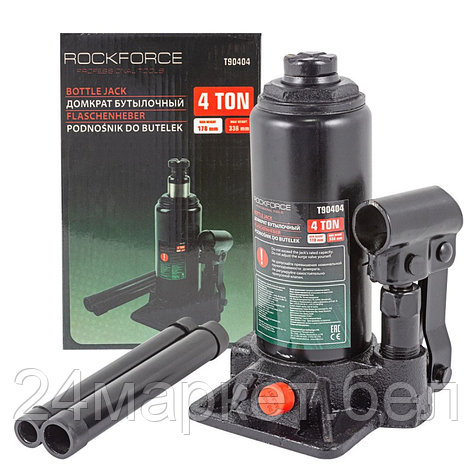 Бутылочный домкрат RockForce RF-T90404 4т., фото 2