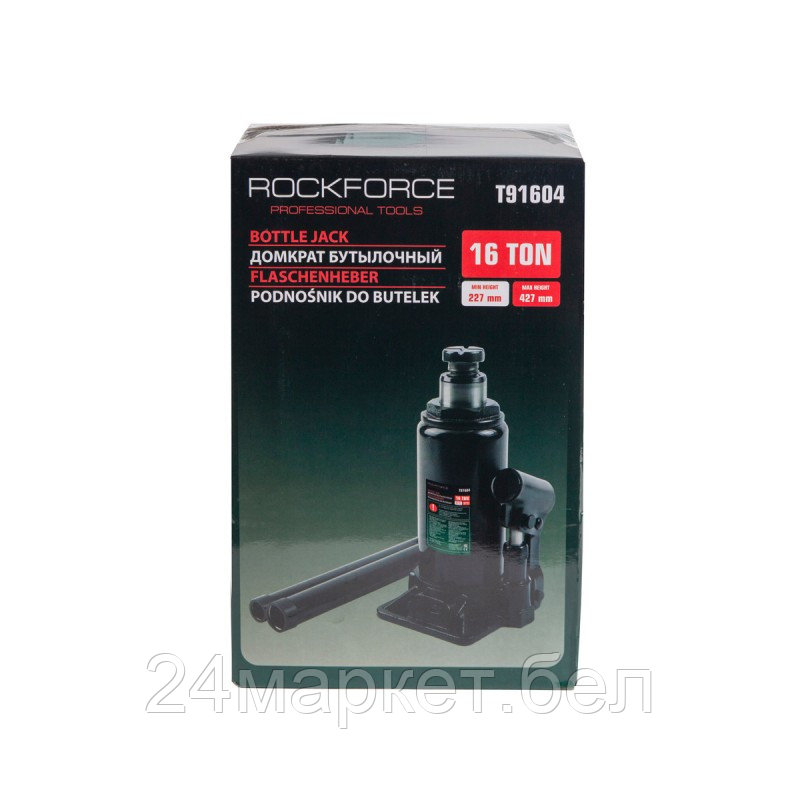 Бутылочный домкрат RockForce RF-T91604 16т. - фото 3 - id-p193065582