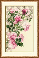 Набор для вышивания крестом «Розовые розы».
